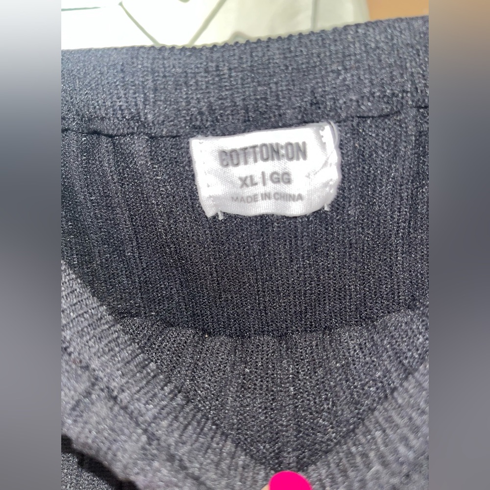 CottonOn High-Waisted Knit Midi Skirt